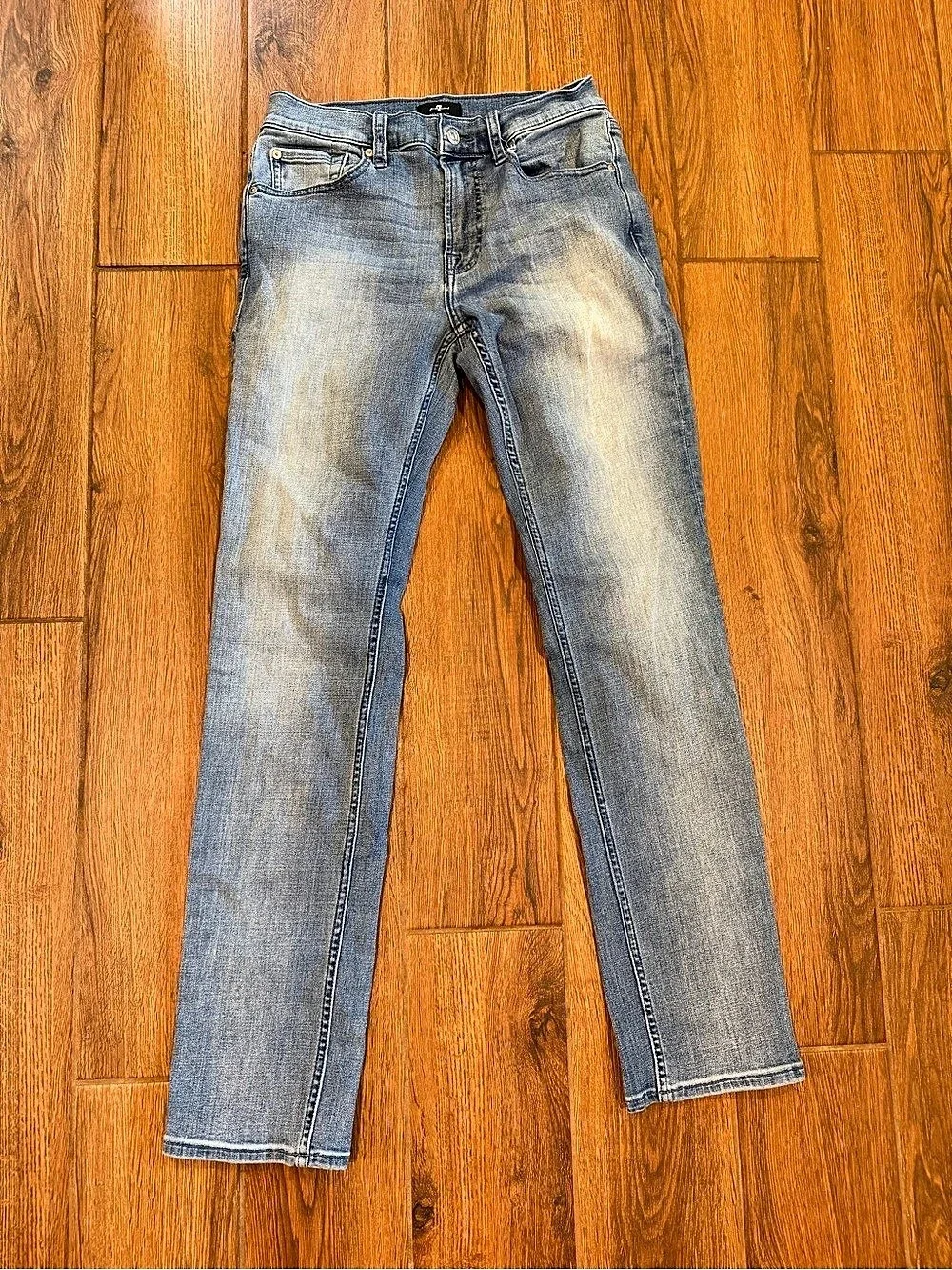 7 for all mankind Jeans Straight Leg Jeans Blue Waist 30